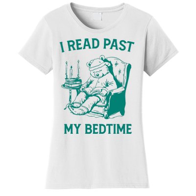 I Read Past My Bedtime Retro Women's T-Shirt