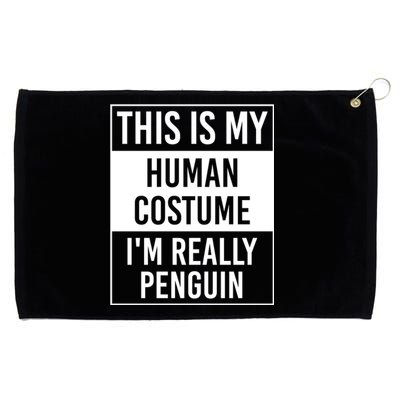 I'm Really Penguin Funny Gift Grommeted Golf Towel