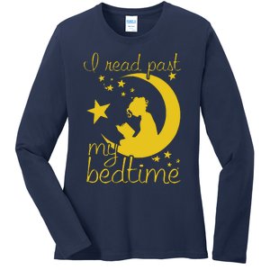 I Read Past My Bedtime Lover Funny Reading Gift Ladies Long Sleeve Shirt