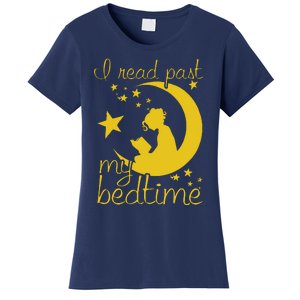 I Read Past My Bedtime Lover Funny Reading Gift Women's T-Shirt