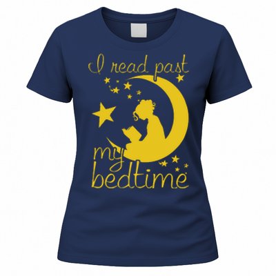 I Read Past My Bedtime Lover Funny Reading Gift Women's T-Shirt