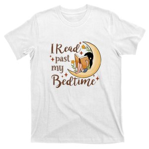 I Read Past My Bedtime Gift For Reading Books T-Shirt