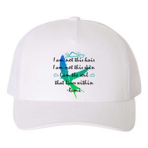 Inspiring Rumi Quote With Flying Bird Yupoong Adult 5-Panel Trucker Hat