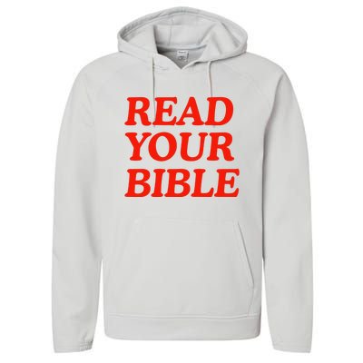 Isaiah Robin Read Your Bible Performance Fleece Hoodie