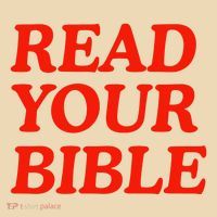 Isaiah Robin Read Your Bible Zip Tote Bag