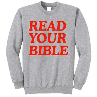 Isaiah Robin Read Your Bible Tall Sweatshirt