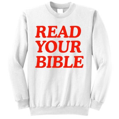 Isaiah Robin Read Your Bible Sweatshirt