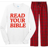 Isaiah Robin Read Your Bible Long Sleeve Pajama Set