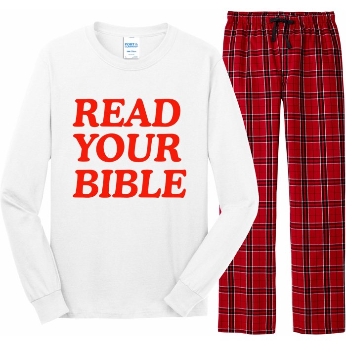 Isaiah Robin Read Your Bible Long Sleeve Pajama Set