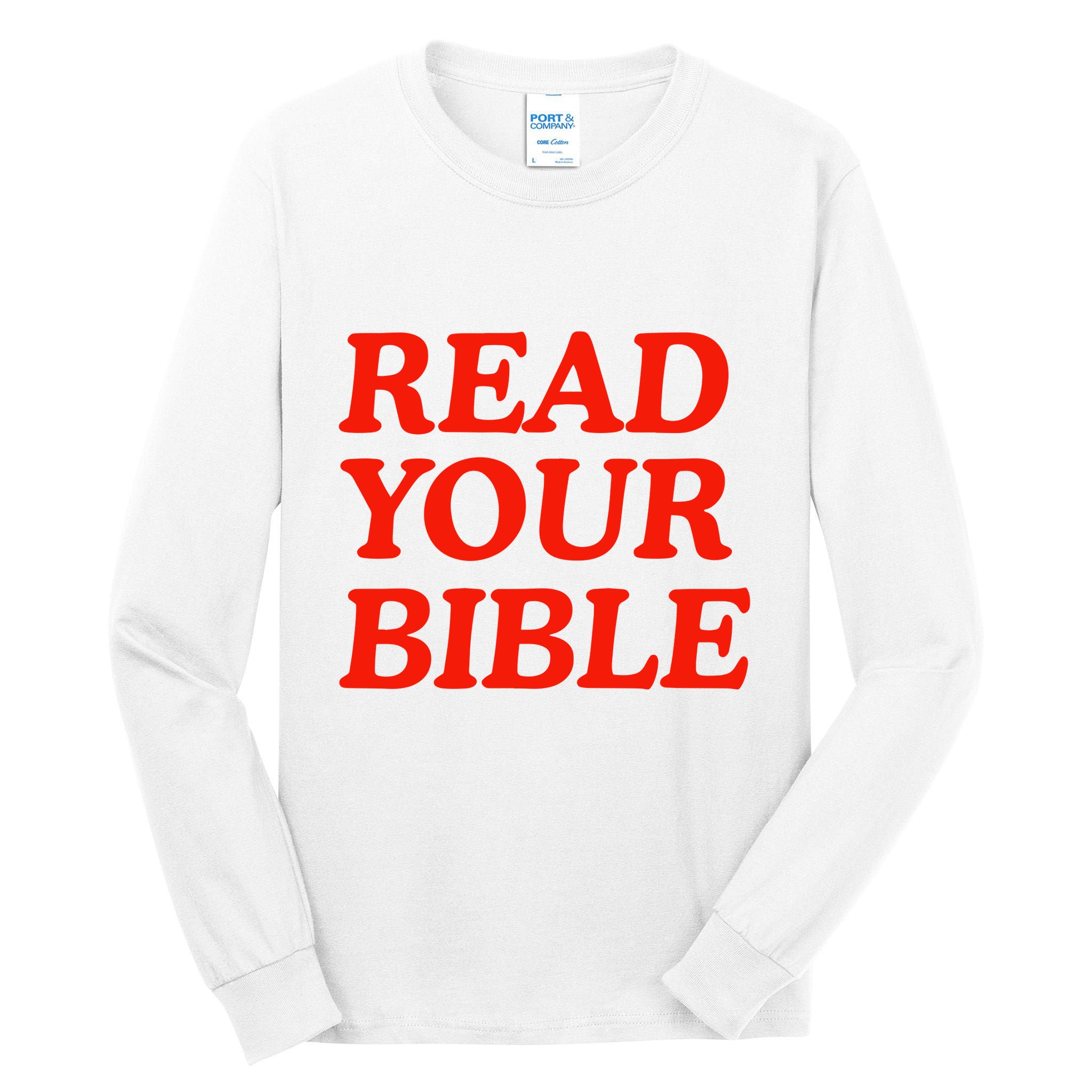 Isaiah Robin Read Your Bible Tall Long Sleeve T-Shirt