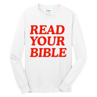 Isaiah Robin Read Your Bible Tall Long Sleeve T-Shirt