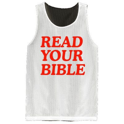 Isaiah Robin Read Your Bible Mesh Reversible Basketball Jersey Tank