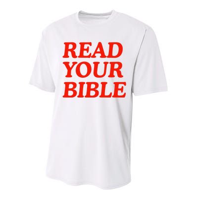 Isaiah Robin Read Your Bible Performance Sprint T-Shirt