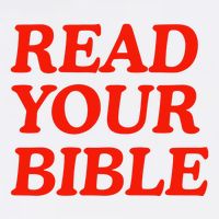 Isaiah Robin Read Your Bible Golf Towel