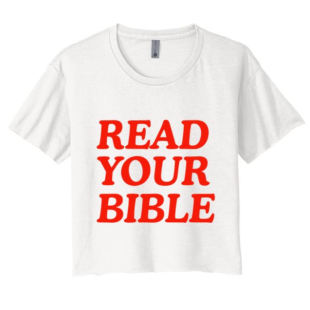 Isaiah Robin Read Your Bible Crop Top
