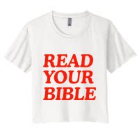 Isaiah Robin Read Your Bible Crop Top