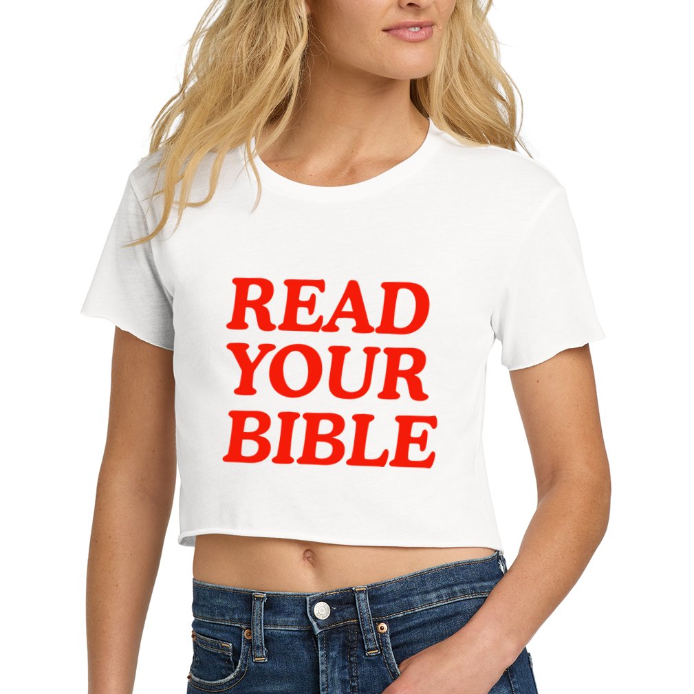 Isaiah Robin Read Your Bible Crop Top