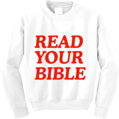 Isaiah Robin Read Your Bible Kids Sweatshirt
