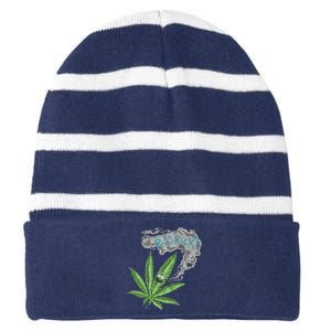 Im Reefer Rick Striped Beanie with Solid Band