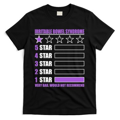 Irritable Bowel Syndrome 1 Star Rating Very Bad Would Not Recommend T-Shirt