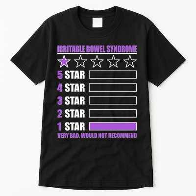 Irritable Bowel Syndrome 1 Star Rating Very Bad Would Not Recommend Tall T-Shirt