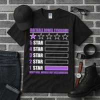 Irritable Bowel Syndrome 1 Star Rating Very Bad Would Not Recommend Tall T-Shirt