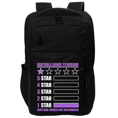 Irritable Bowel Syndrome 1 Star Rating Very Bad Would Not Recommend Impact Tech Backpack