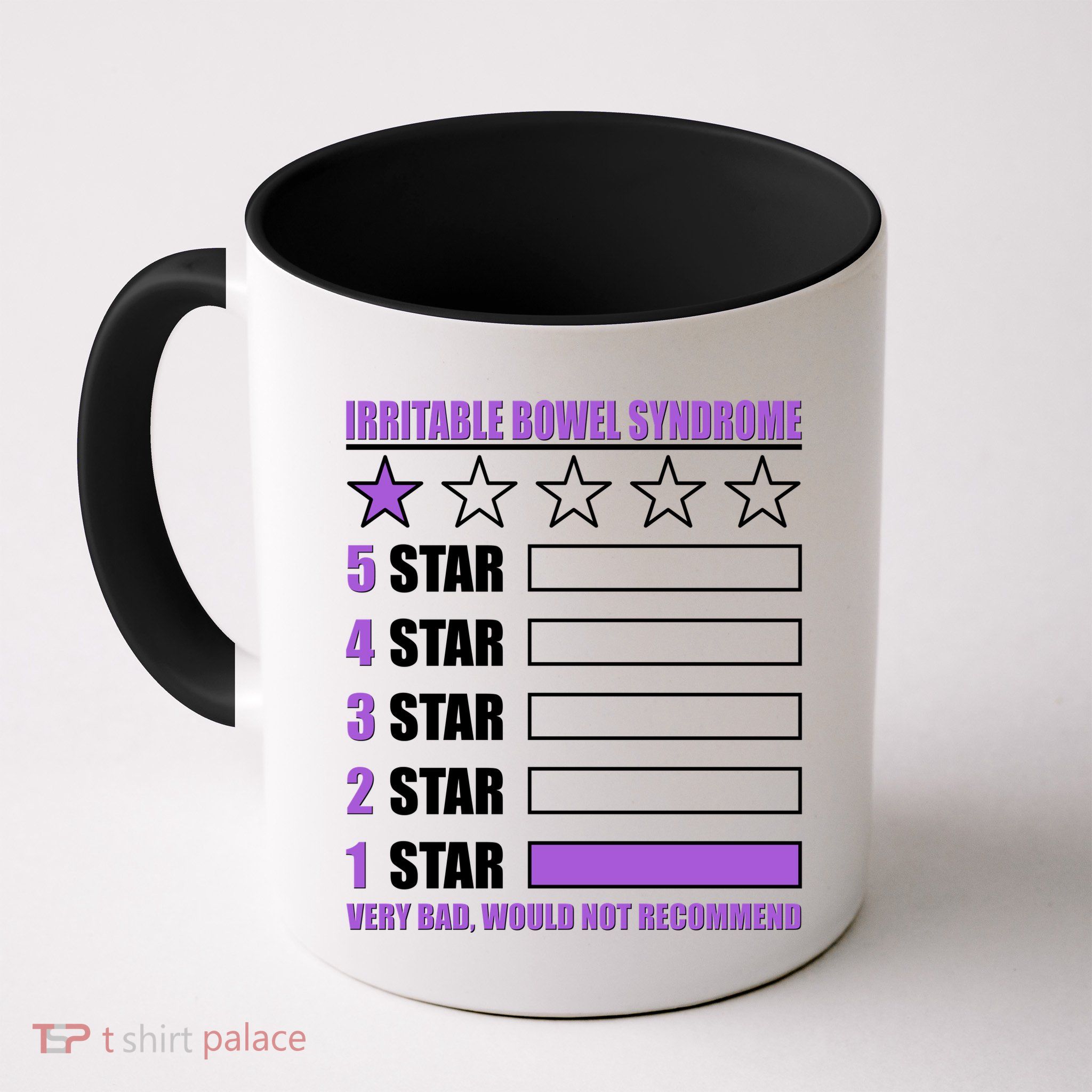 Irritable Bowel Syndrome 1 Star Rating Very Bad Would Not Recommend Mug