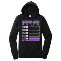 Irritable Bowel Syndrome 1 Star Rating Very Bad Would Not Recommend Women's Pullover Hoodie
