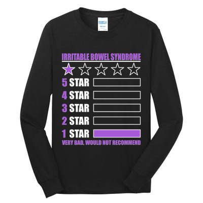 Irritable Bowel Syndrome 1 Star Rating Very Bad Would Not Recommend Tall Long Sleeve T-Shirt