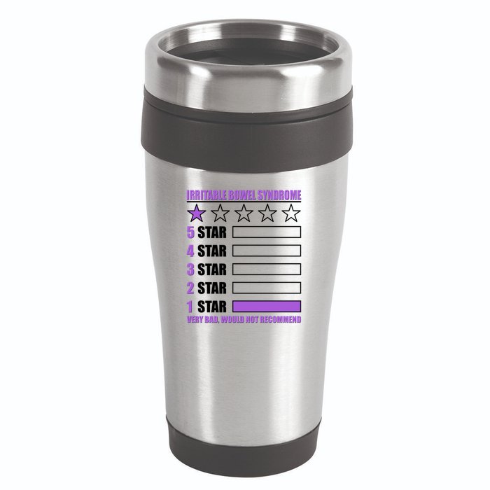 Irritable Bowel Syndrome 1 Star Rating Very Bad Would Not Recommend 16oz Travel Tumbler