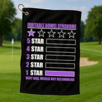 Irritable Bowel Syndrome 1 Star Rating Very Bad Would Not Recommend Golf Towel