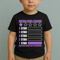 Irritable Bowel Syndrome 1 Star Rating Very Bad Would Not Recommend Toddler T-Shirt
