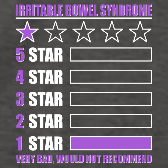 Irritable Bowel Syndrome 1 Star Rating Very Bad Would Not Recommend Vector Backpack