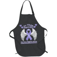Irritable Bowel Syndrome Awareness Angle Wings No Fights Alone Apron
