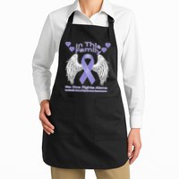 Irritable Bowel Syndrome Awareness Angle Wings No Fights Alone Apron