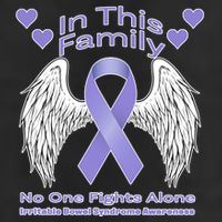 Irritable Bowel Syndrome Awareness Angle Wings No Fights Alone 15oz Campfire Ceramic Mug