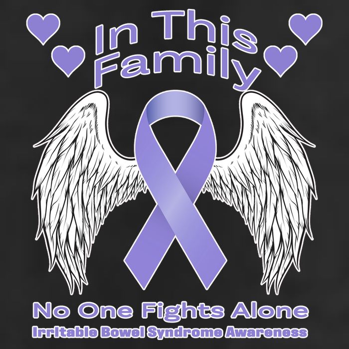 Irritable Bowel Syndrome Awareness Angle Wings No Fights Alone 15oz Campfire Ceramic Mug