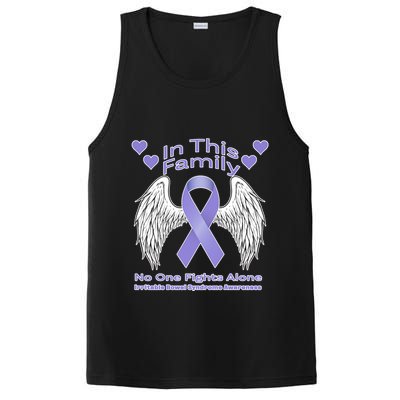 Irritable Bowel Syndrome Awareness Angle Wings No Fights Alone PosiCharge Competitor Tank