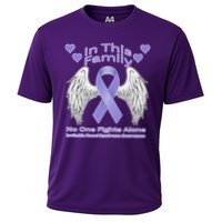 Irritable Bowel Syndrome Awareness Angle Wings No Fights Alone Cooling Performance Crew T-Shirt