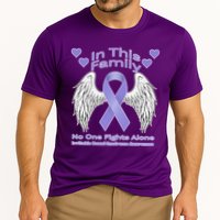 Irritable Bowel Syndrome Awareness Angle Wings No Fights Alone Cooling Performance Crew T-Shirt