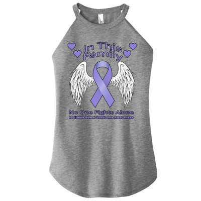 Irritable Bowel Syndrome Awareness Angle Wings No Fights Alone Women’s Perfect Tri Rocker Tank