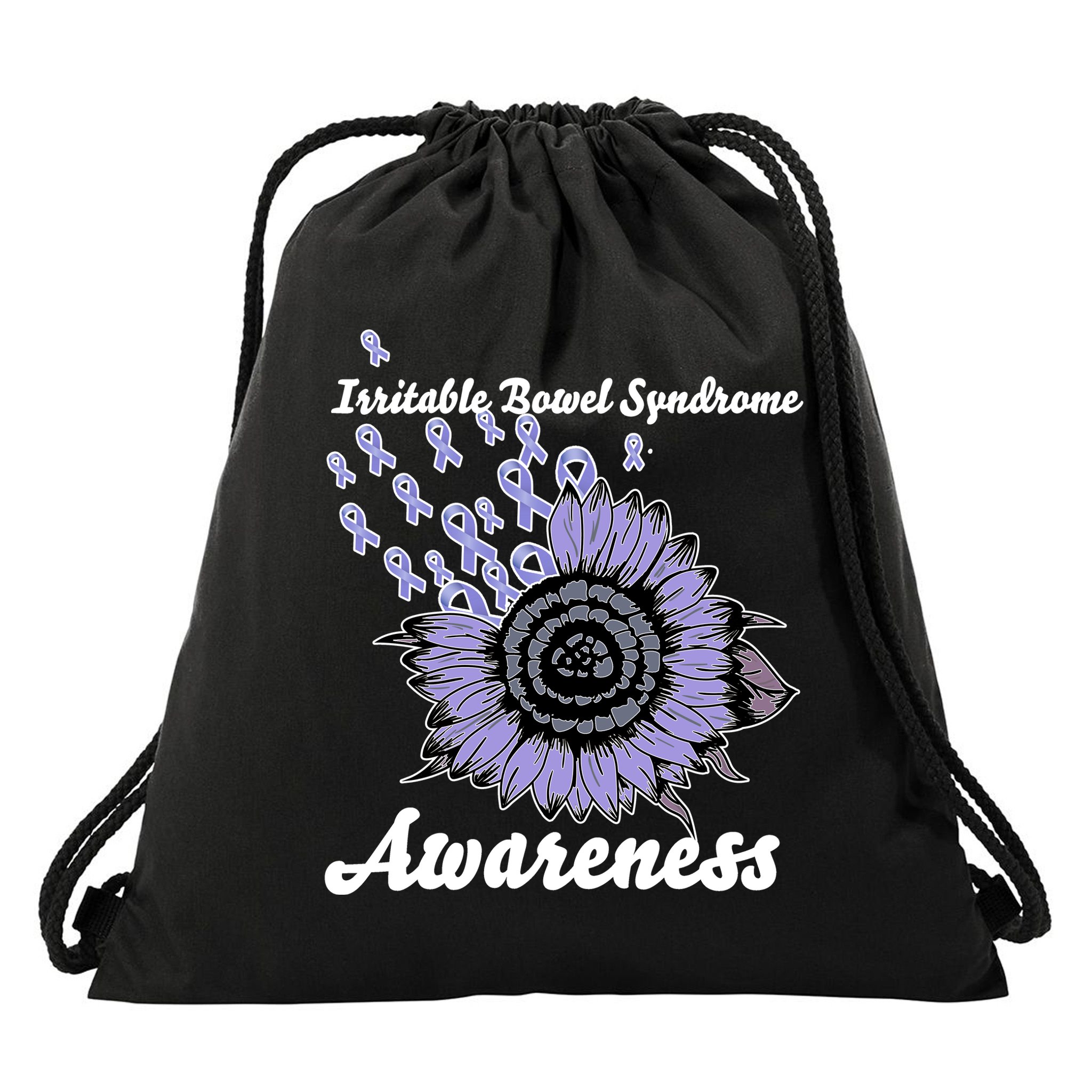 Irritable Bowel Syndrome Awareness IBS Drawstring Bag