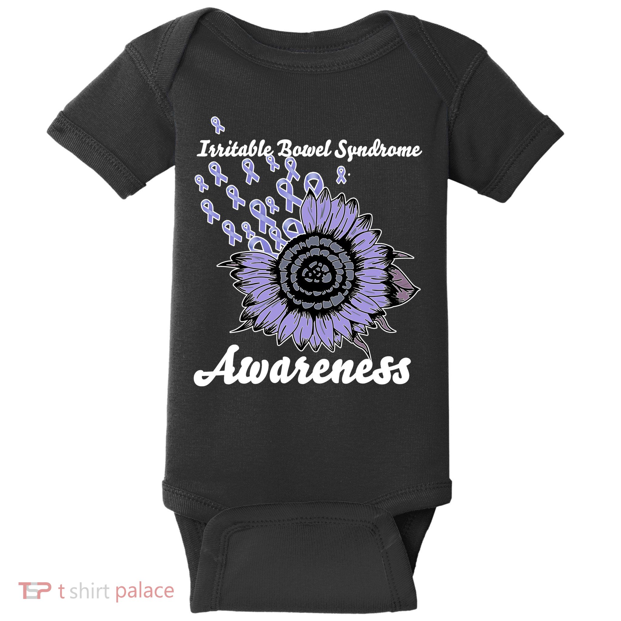 Irritable Bowel Syndrome Awareness IBS Baby Bodysuit