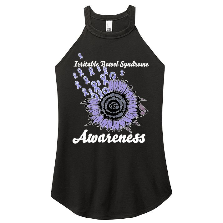 Irritable Bowel Syndrome Awareness IBS Women's Perfect Tri Rocker Tank