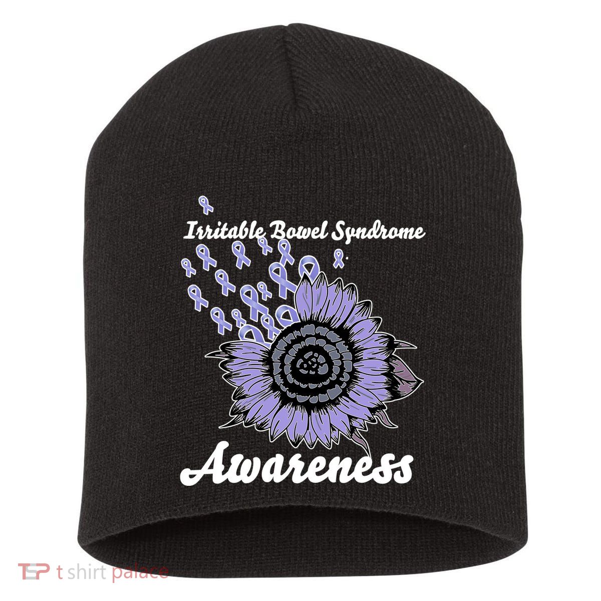 Irritable Bowel Syndrome Awareness IBS Short Acrylic Beanie