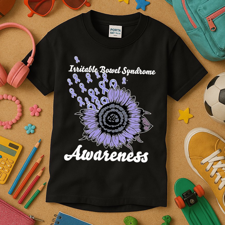 Irritable Bowel Syndrome Awareness IBS Kids T-Shirt
