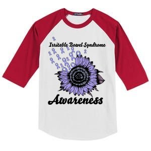 Irritable Bowel Syndrome Awareness IBS Kids Colorblock Raglan Jersey