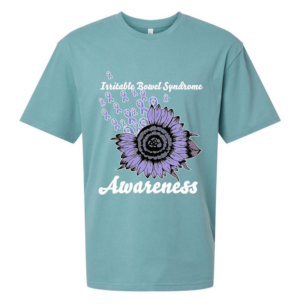 Irritable Bowel Syndrome Awareness IBS Sueded Cloud Jersey T-Shirt