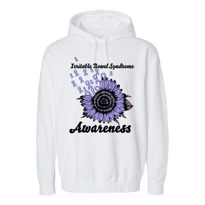 Irritable Bowel Syndrome Awareness IBS Garment-Dyed Fleece Hoodie